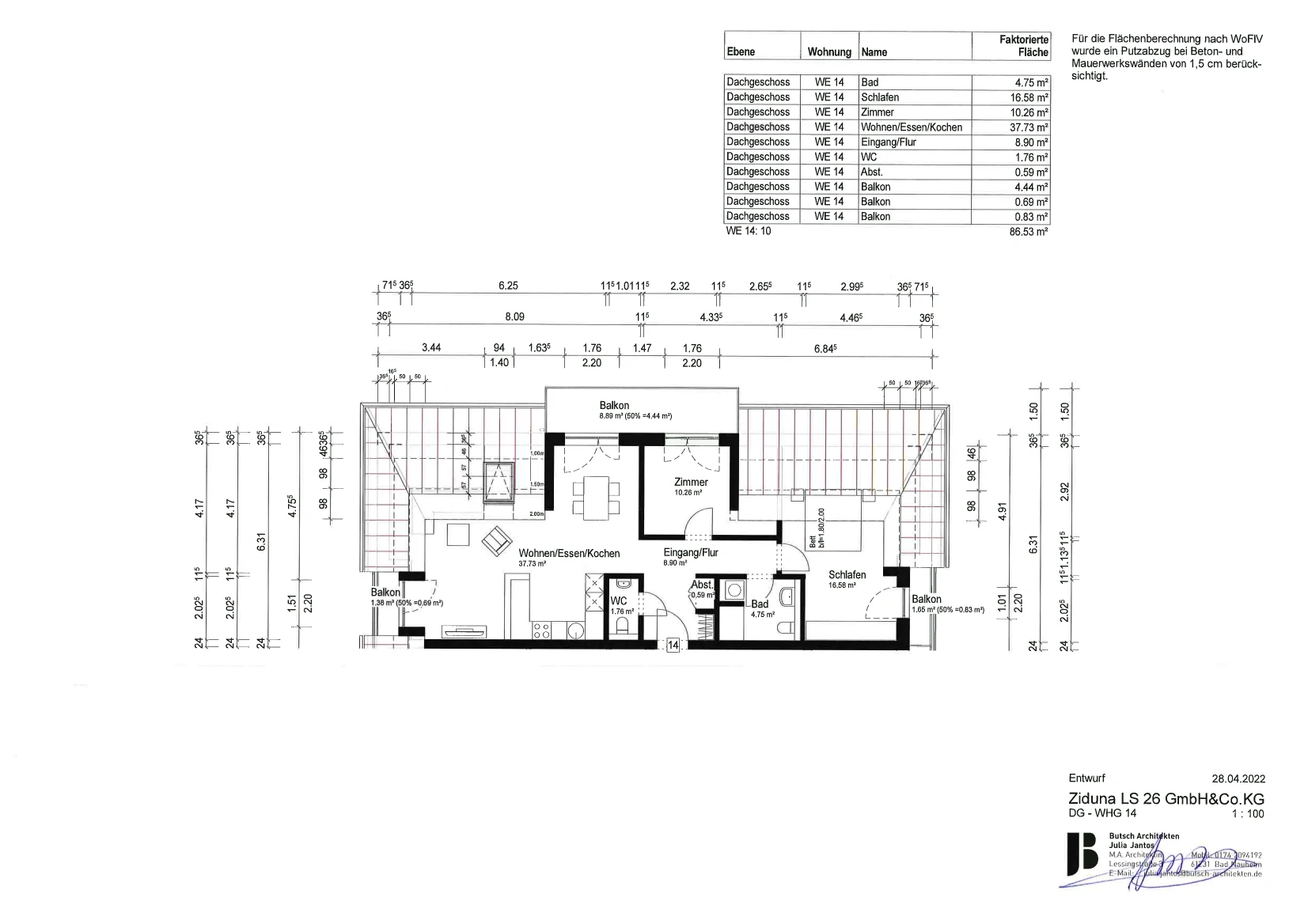 Wohnungsplan