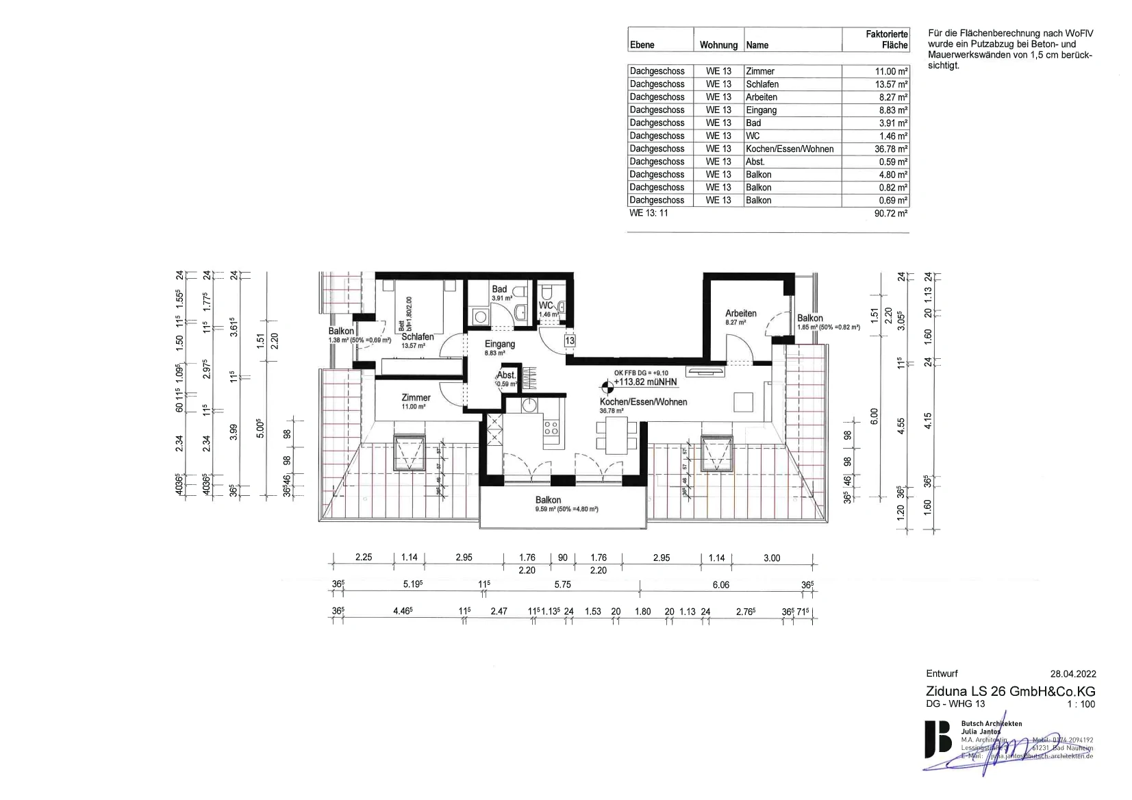 Wohnungsplan
